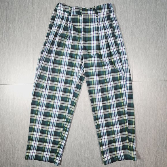 Urban Outfitters Pants - Urban Outfitters Tartan Plaid High-Rise Skinny Y2K Pleated Pants Women’s Size S